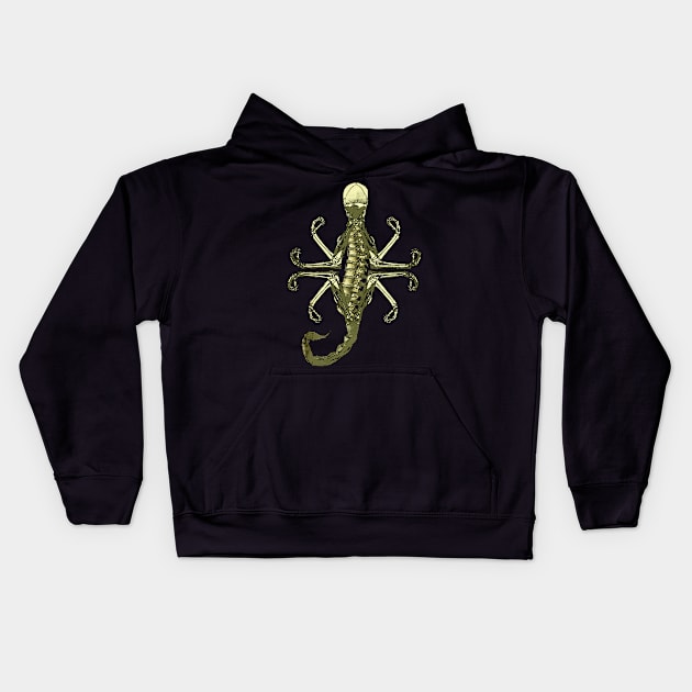 Zen (Scorpion) Kids Hoodie by DevanGill